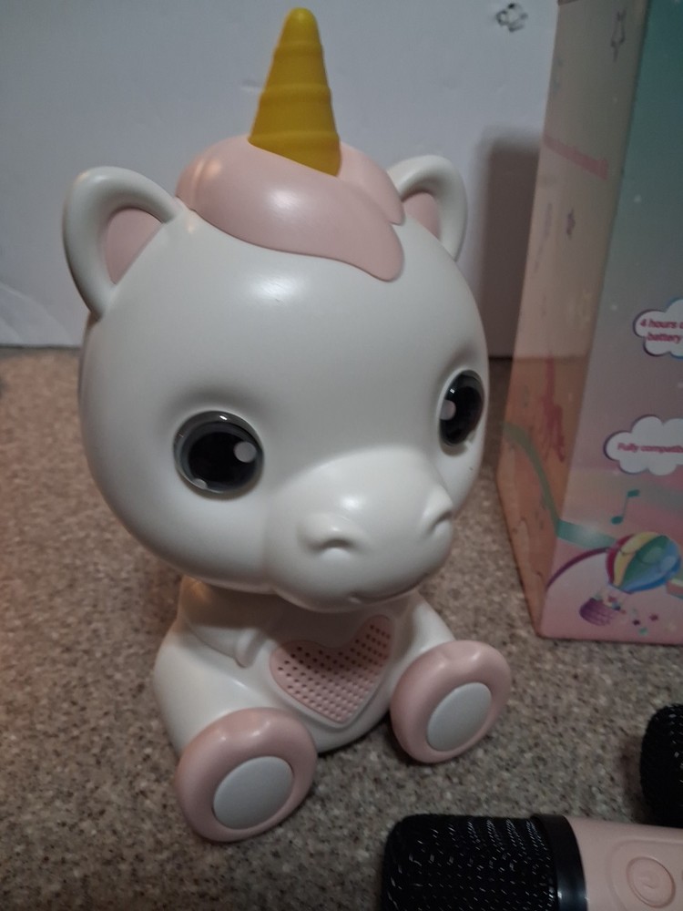 Wireless Karaoke Microphone Kit - Unicorn