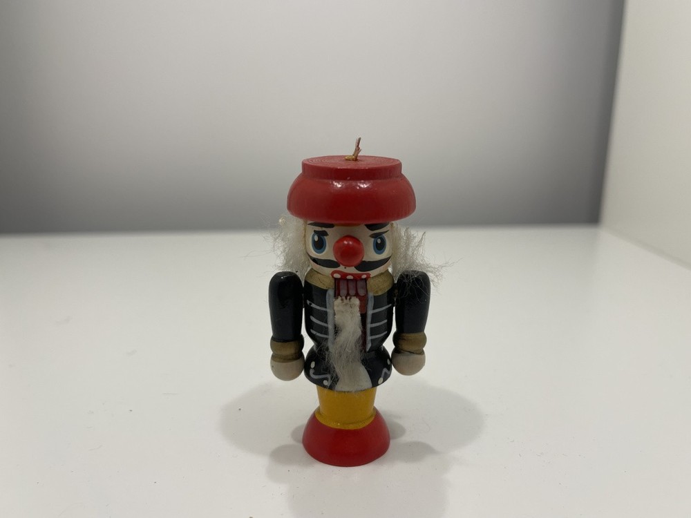 Wooden Nutcracker Figurine 7cm. Excellent Condition