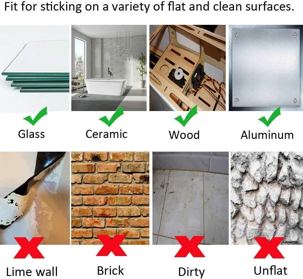 20 Sets Heavy Duty Hook & Loop Adhesive Strips 1x4” Black Sticky Back Fastener