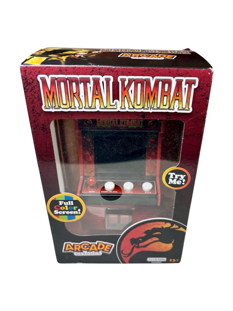 Mortal Kombat Mini Arcade Classics Basic Fun 90’s Video Game WB New RETRO GAMING