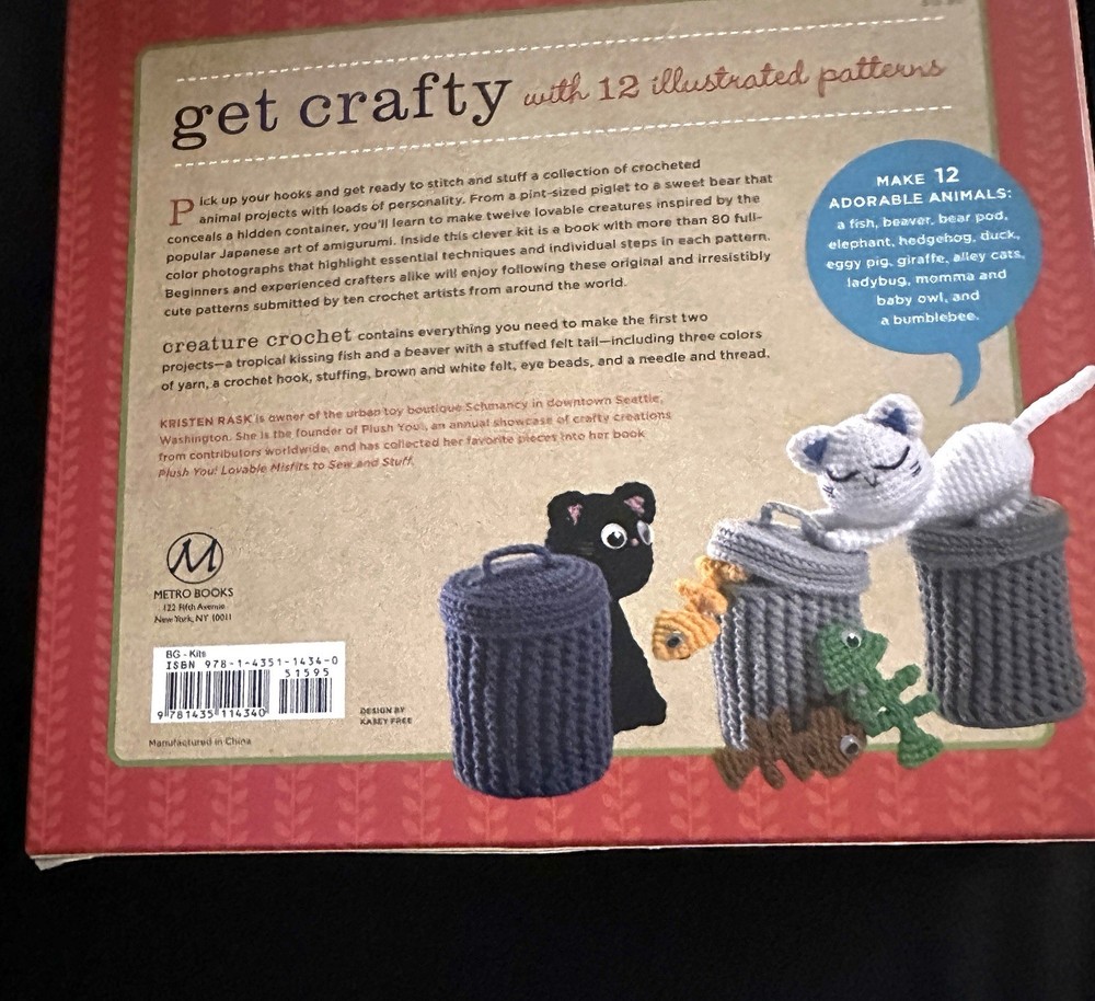 Creatures Crochet 2 Craft Projects /all Included