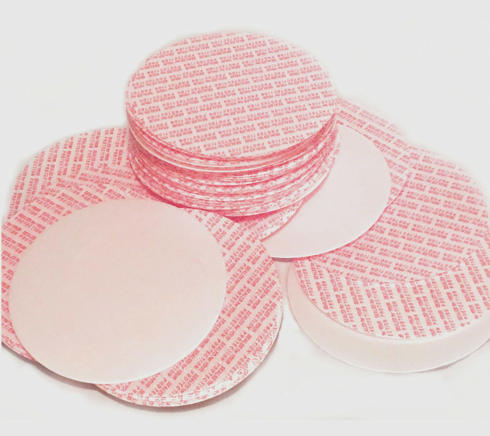 70mm (2.75") Pressure Sensitive Seal Liners MadeinUSA No Induction Sealer Needed