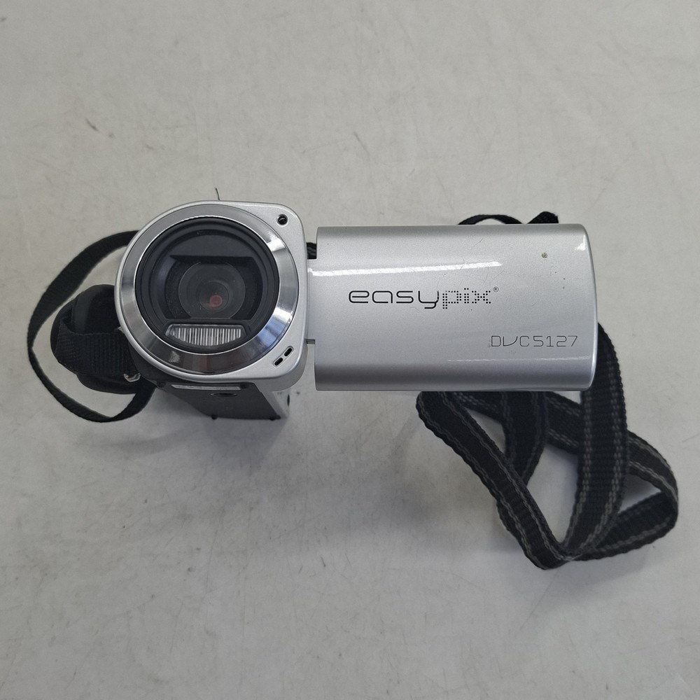 Easypix DVC5127 Video Camera Handheld Camcorder Digital Camera Grey Untested