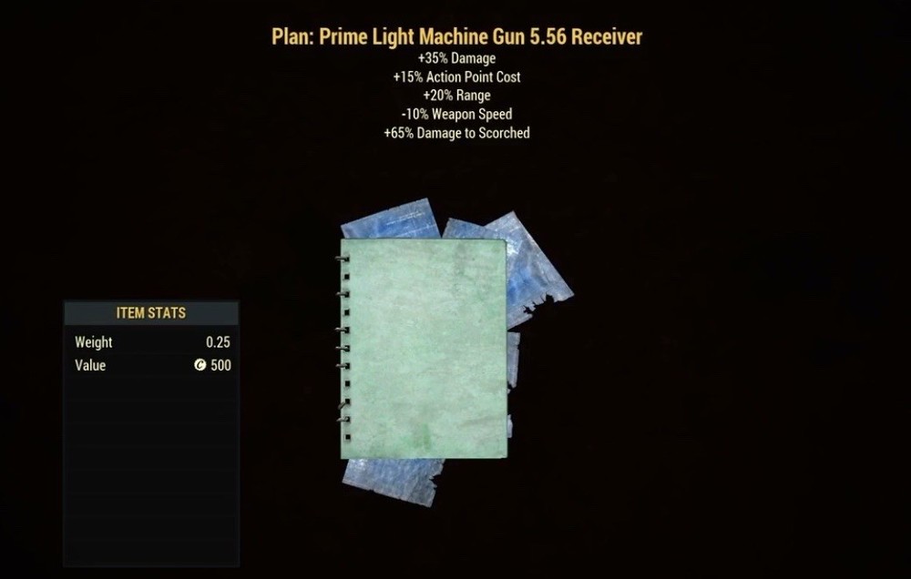 (Xbox) Both NEW Prime Light Machine Gun Receiver Plans