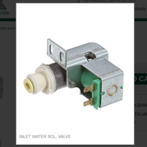 INLET WATER SOL. VALVE #1011514-90