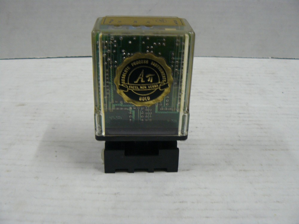 ABSOLUTE PROCESS INSTRUMENTS API-6010-G-5A ACDC TRANSMITTER PLUG-IN 115 VAC