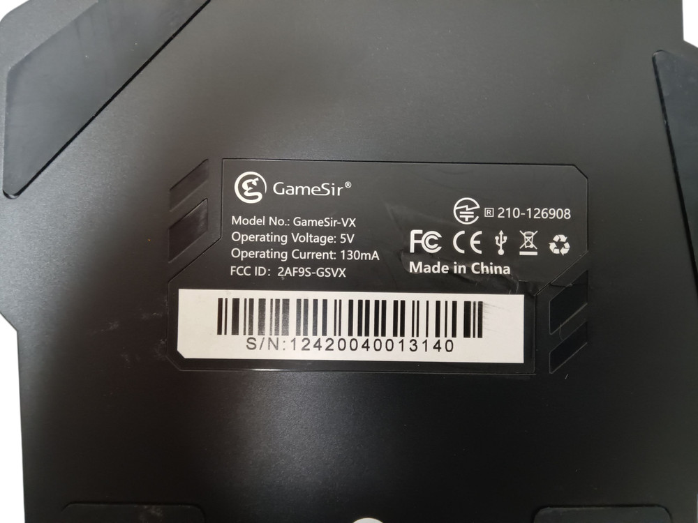 GameSir VX Single Hand Wireless Gaming Keyboard Mouse for PS4 Xbox Switch PC