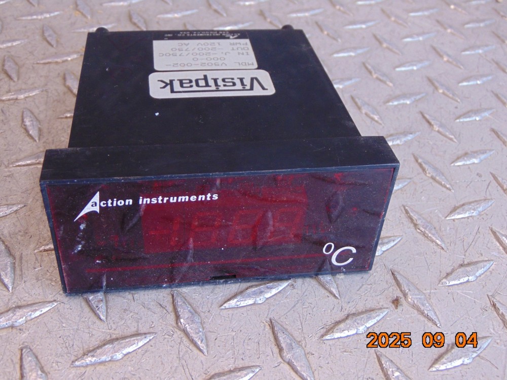 VISIPAK ACTION INSTRUMENTS V502-002-000-0 DIGITAL PANEL METER