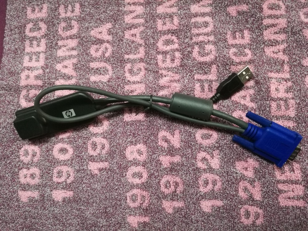 HP KVM USB Interface Adapter Cable 336047-B21 Spare 396633-001