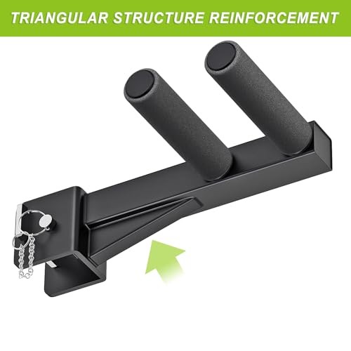 Nordic Hamstring Curl Attachment, 2"x2" Dip Bar Attachment (EVA Foam Handle)
