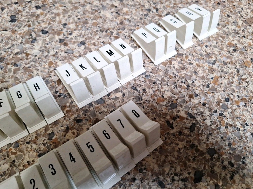 Unknown Jukebox Selection Buttons White Plastic