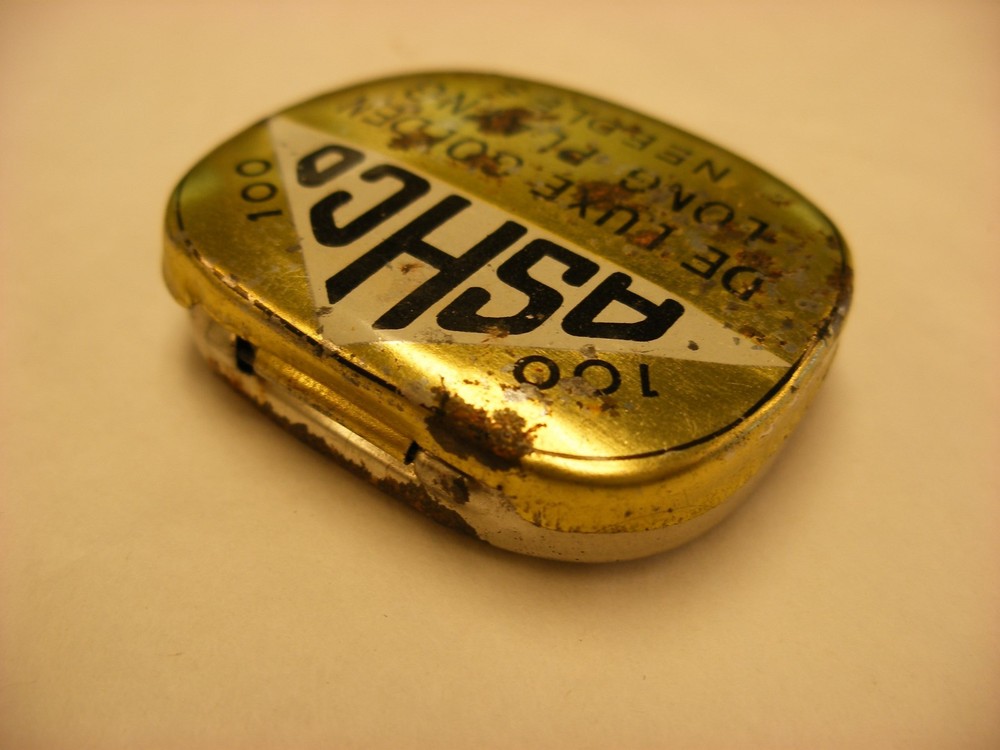 Phonograph Gramophone Needle Tin - Ashco