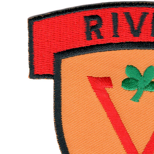 Rivdiv 513 River Patrol Division Patch Clover Leaf