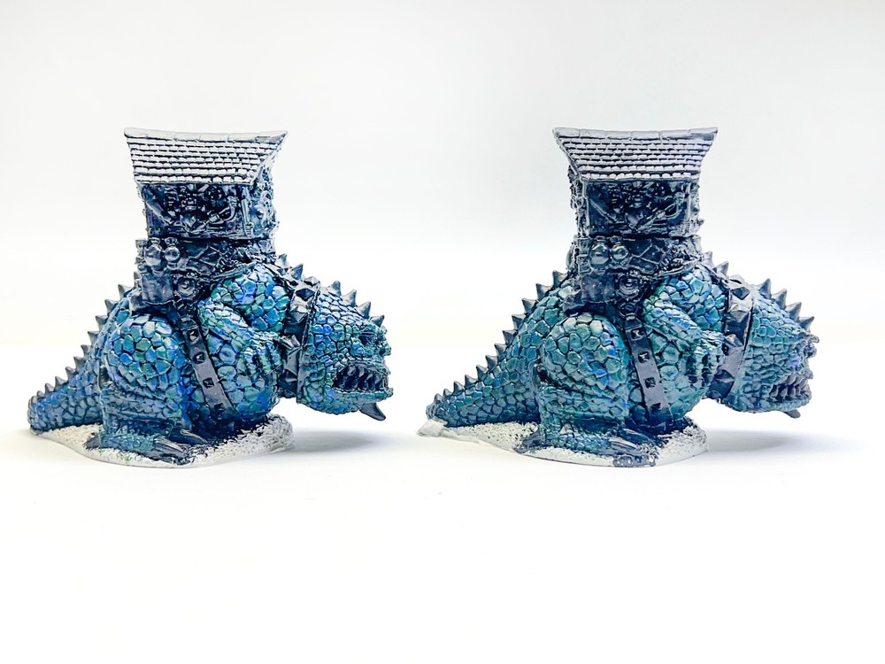 Fantasy Wargaming Resin Lizard Howdah type figures