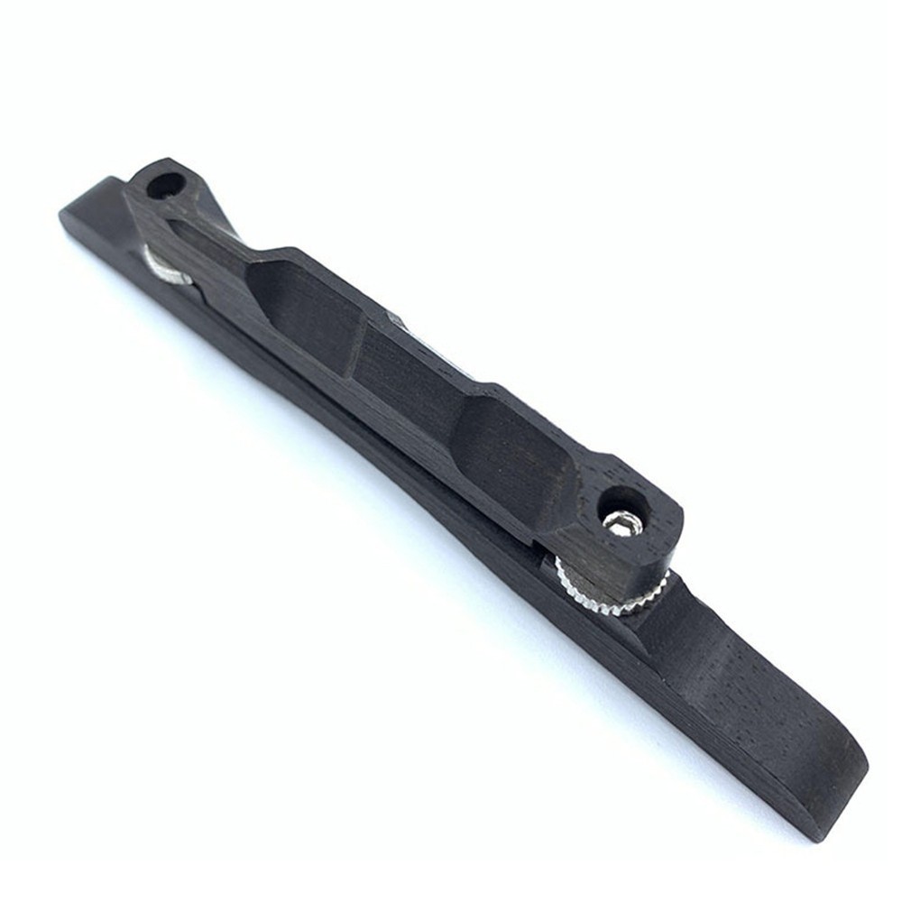 Adjustable Mandolin Bridge Premium Ebony Material Easy String Adjustment