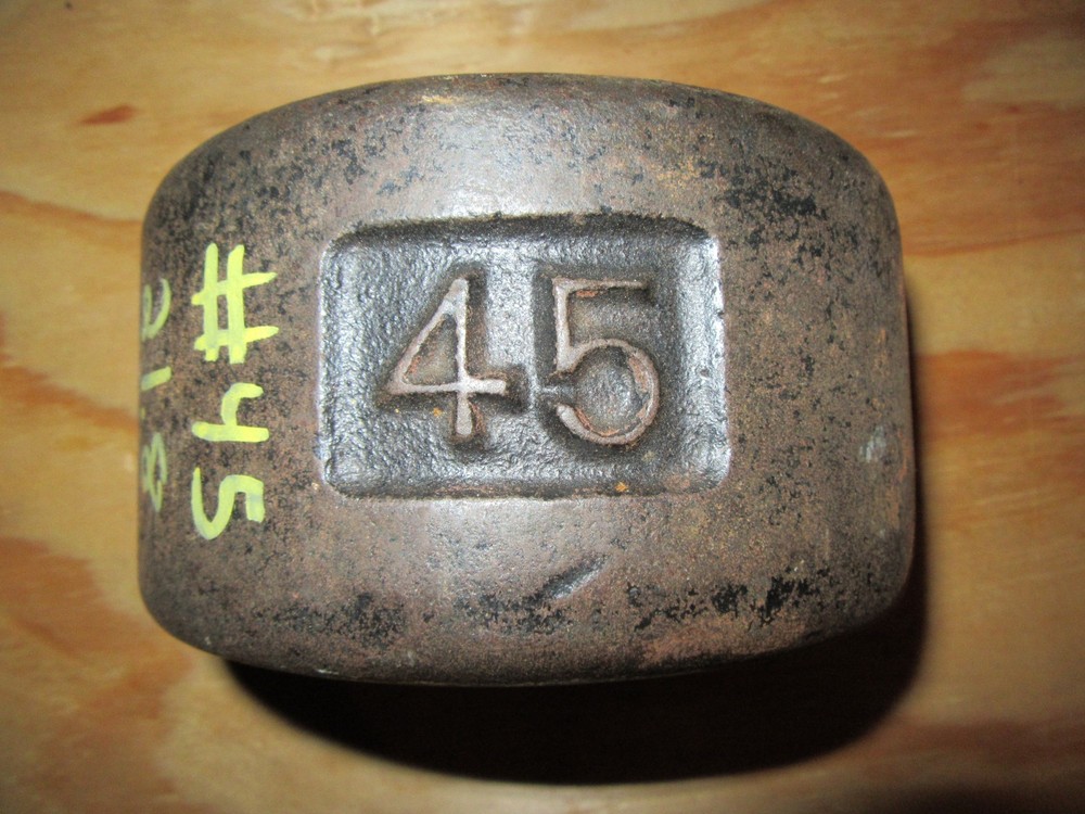 YORK Roundhead Half 45 Pound Blob Grip Number Side 2nd Generation