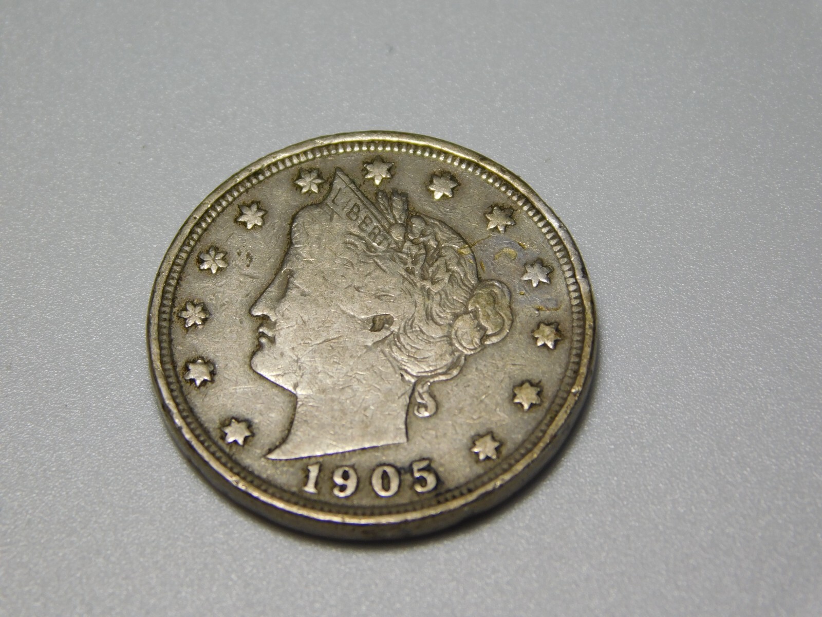 US COIN 1905 LIBERTY HEAD V NICKEL