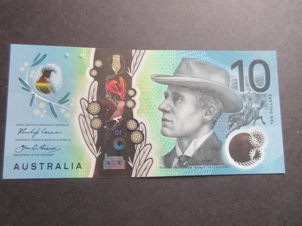 AUSTRALIA 2017 POLYMER ISSUE, $10 - P63 - UNCIRCULATED