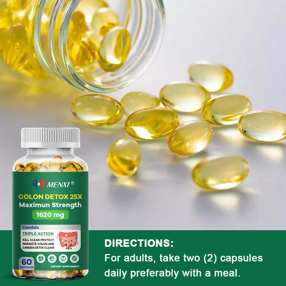 PARASITE DETOX BODY CLEANSE Complex Anti- PARASITE Gut Health Cleanse Support