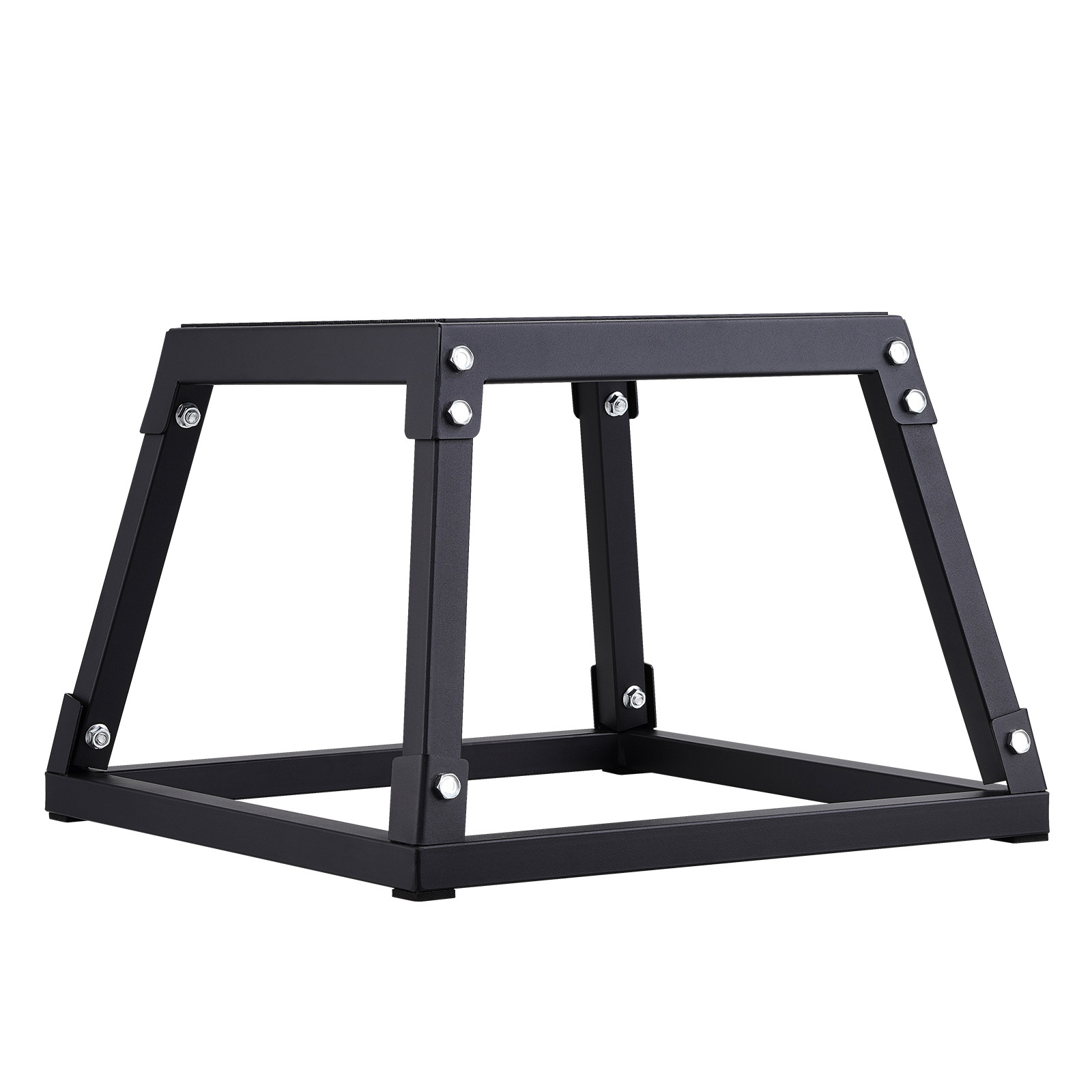 VEVOR 12" Plyometric Jump Box Fitness Exercise Plyo Box Step Cross Black