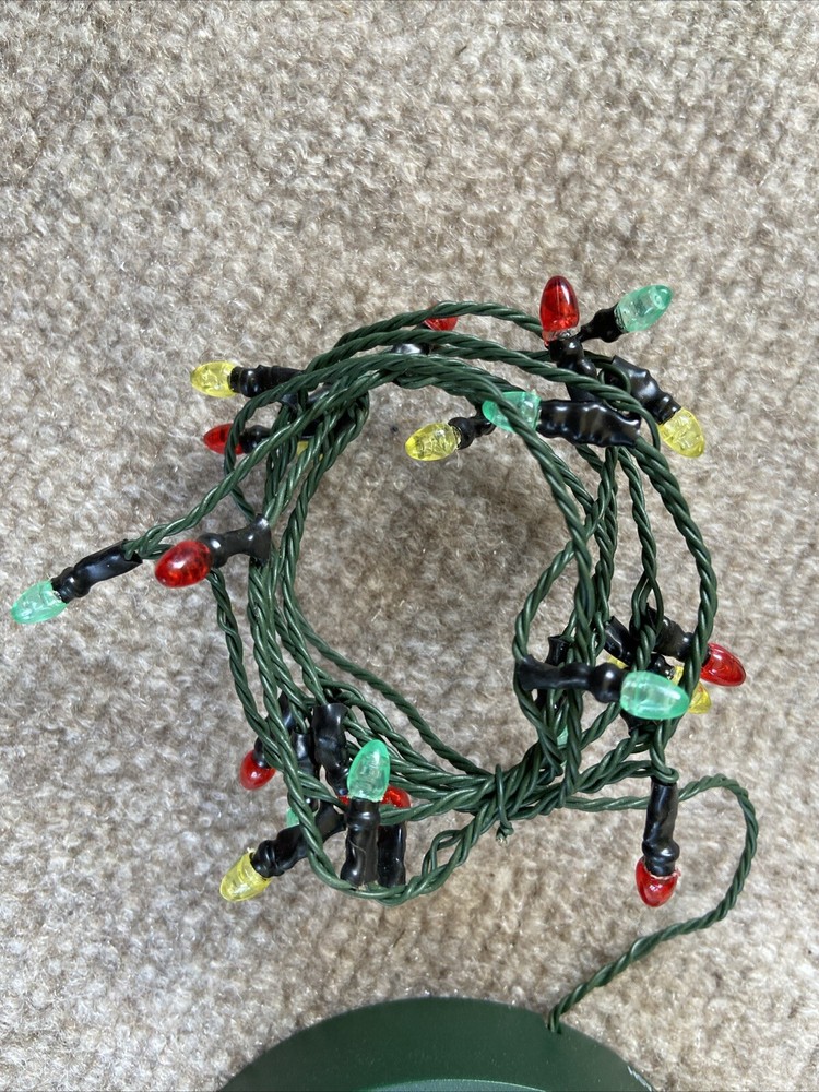 Lightables 25 Mini Lights Multi Color Solid & Flashing Strand & Adapter Xmas