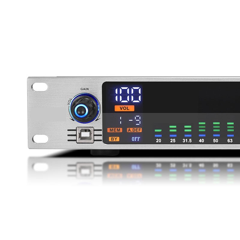 EQ-313 Digital Equalizer 31 Band Equalizer for Bar Home Stage Performance os67