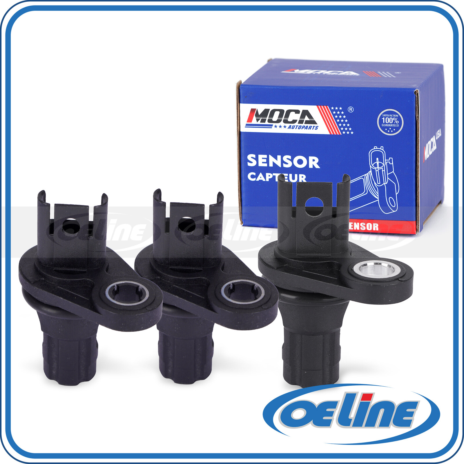 2x Camshaft & 1x Crankshaft Position Sensor for BMW 128i 328i 335i 528i X3 Z4