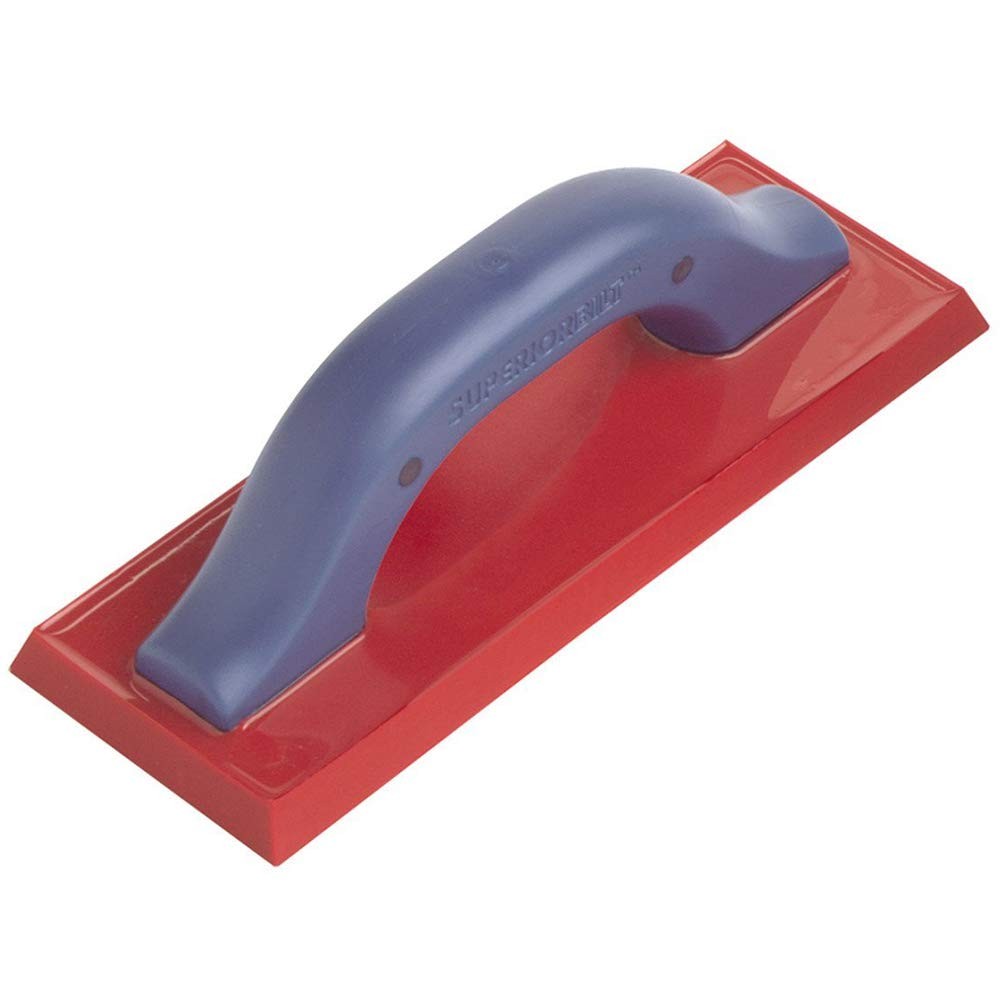 SuperiorBilt ProBiltSERIES Polyproxylene Stone Grout Float with SoftGrip Red