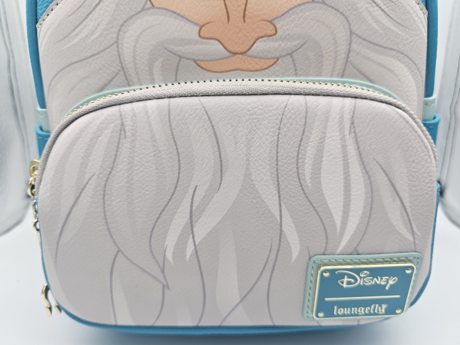 Disney Loungefly The Little Mermaid King Triton Cosplay Mini Backpack NWT