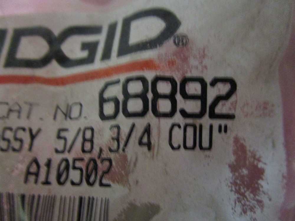 Ridgid 68892 Coupling, Rem Trans 5/8&3/4 Drum