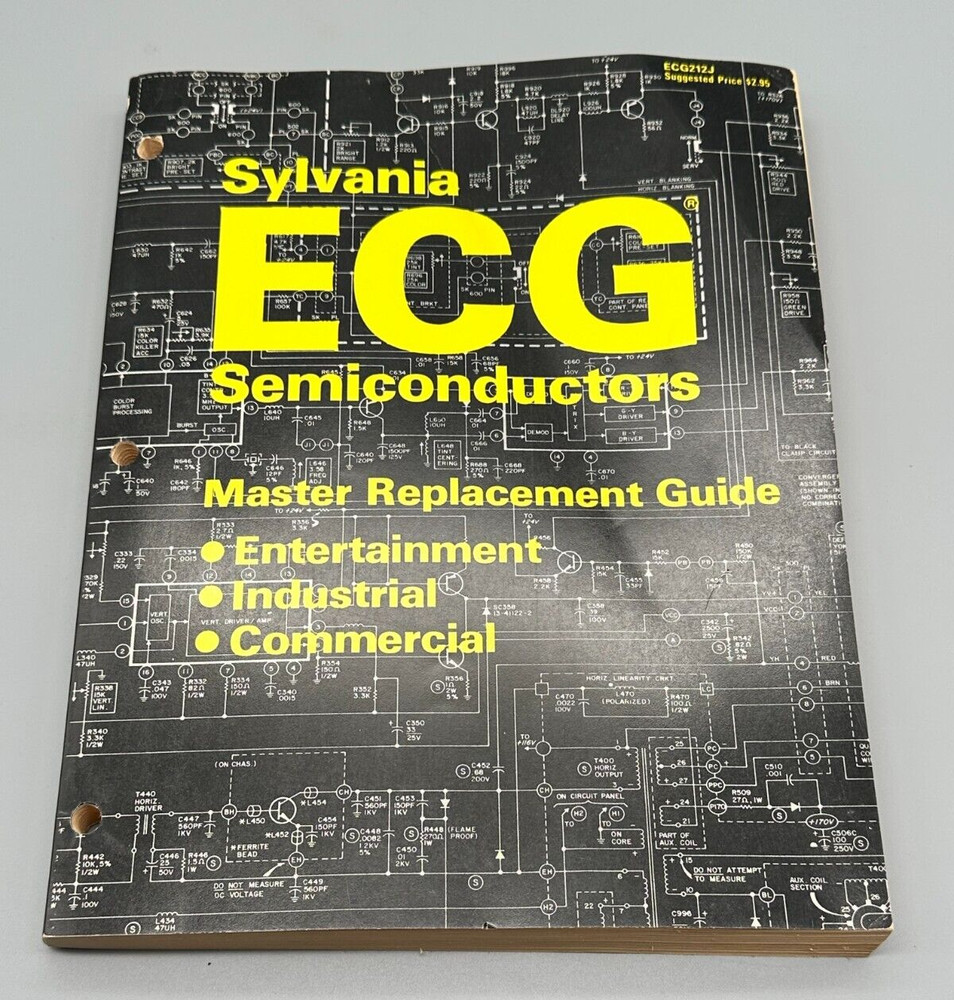 Sylvania ECG Semiconductors Master Replacement Guide 1979 TPB!