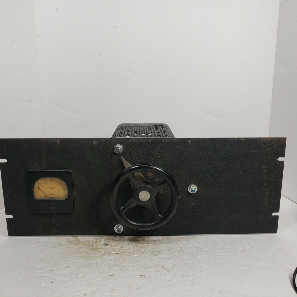 Superior Powerstat Variable Transformer Type S649 230V Mounted on 19" Cabinet
