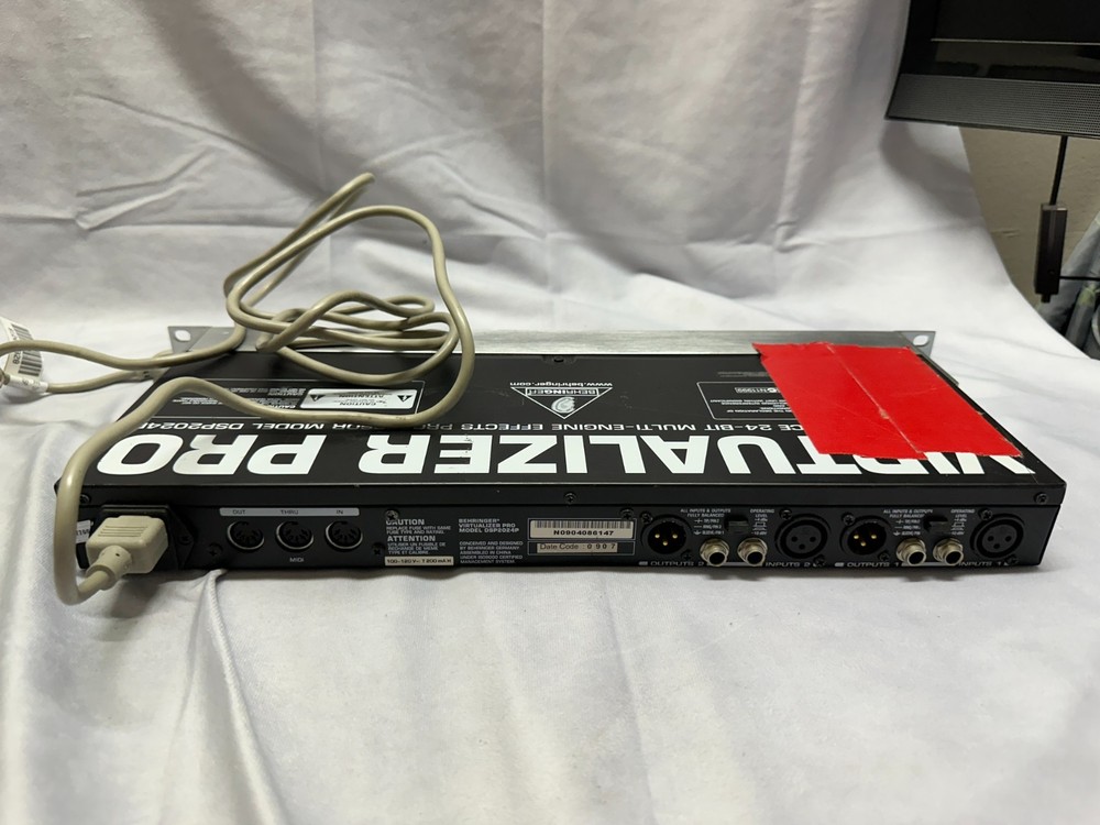 Behringer Virtualizer Pro DSP2024P 24 Bit Digital Multi Effect 24 - USED/WORKS
