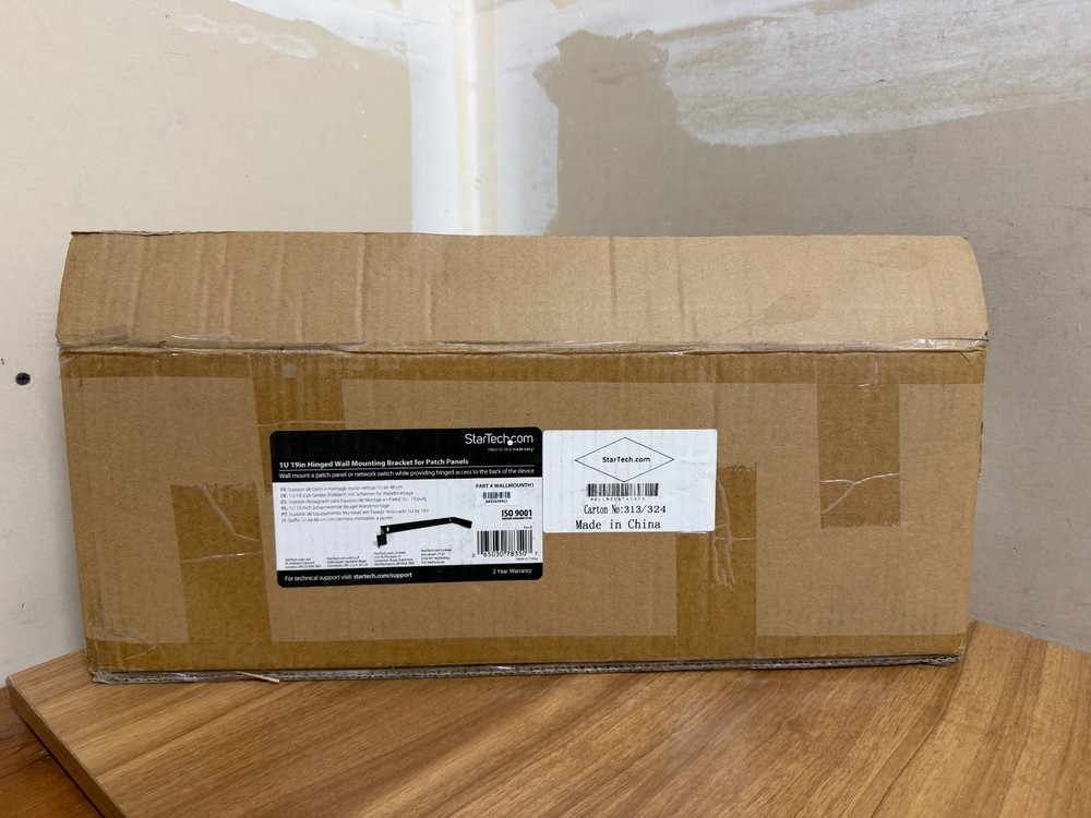 Startech WALLMOUNTH1 1U Hinged Wall Mount Bracket