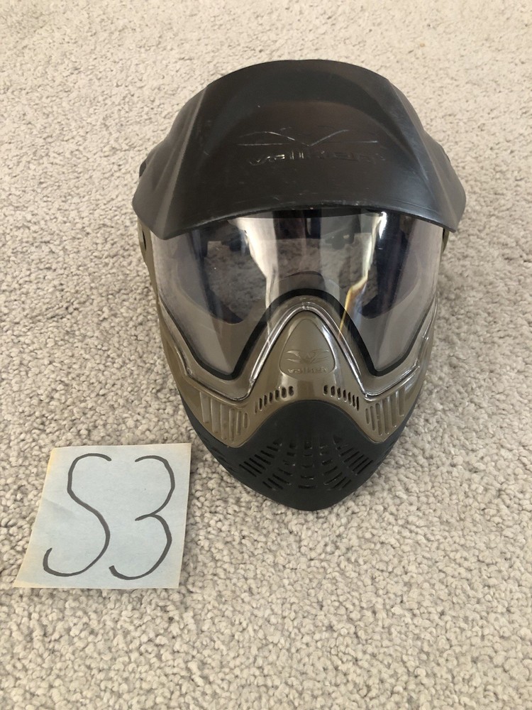 Valken Paintball Goggle Mask Visor Brown Vented Complete Read Descriptions