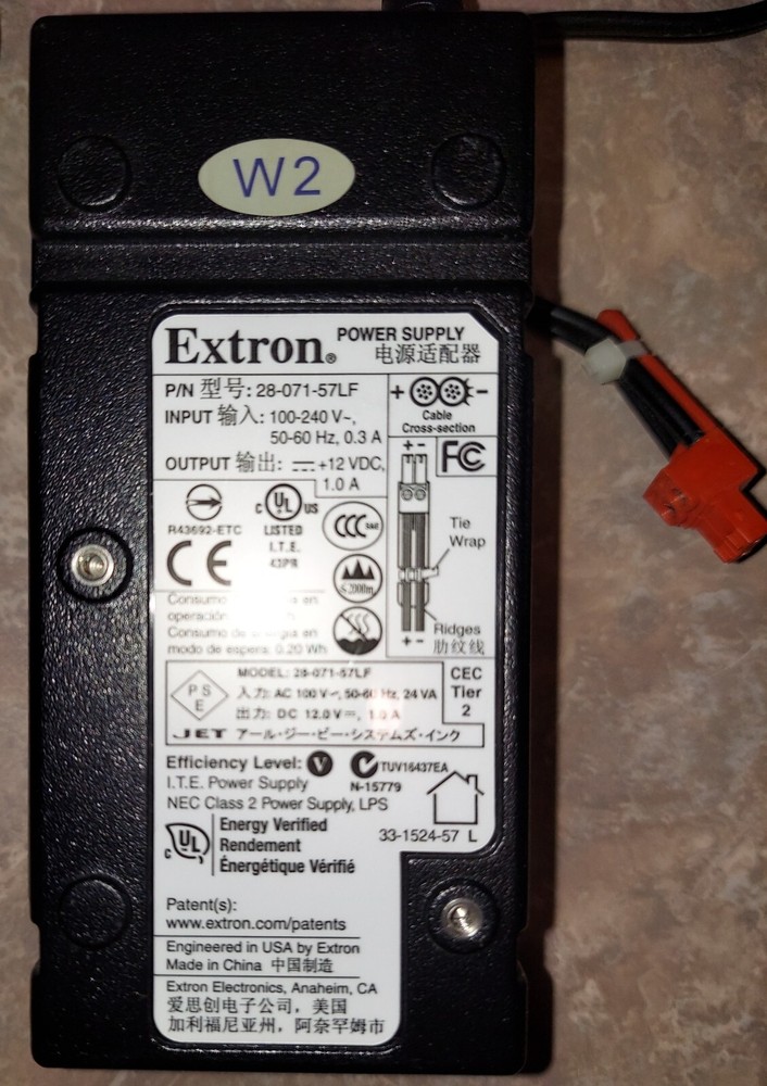 Extron Twisted Pair Distribution Amplifier MTP DA8 with Power Supply