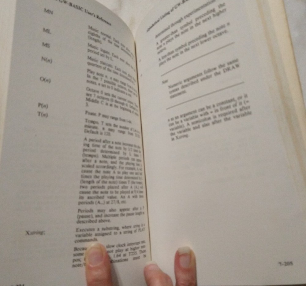 Microsoft GW-BASIC Version 3.2 User's Reference. Zenith Data Systems