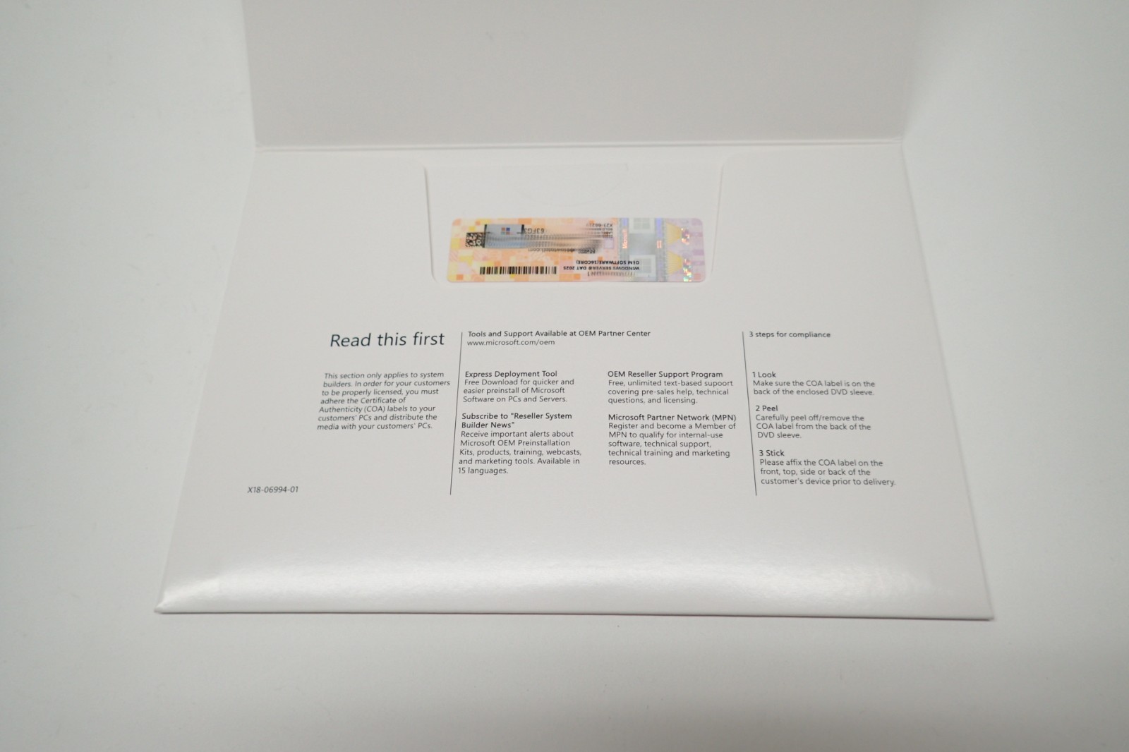 Microsoft Windows Server 2025 Datacenter 16-Core 1PK DVD + KEY Complete Kit