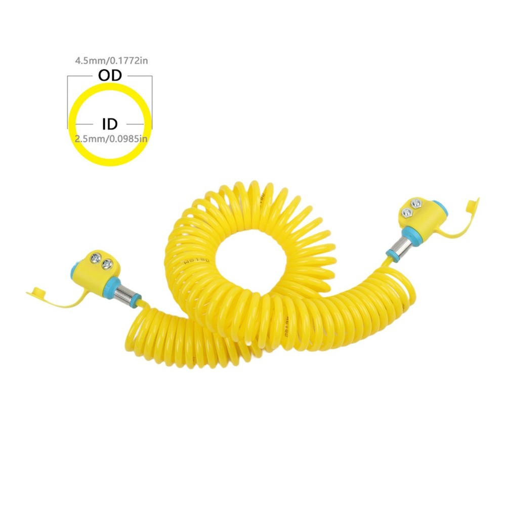 Argon Gas Welding Machine Connecting Pipe with Retractable Spring Design