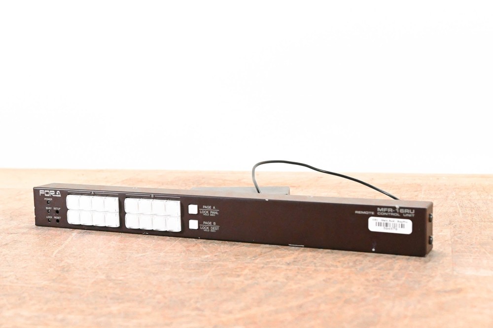 For.A MFR-16RU 16-Button Standard Remote Control Unit CG009M6
