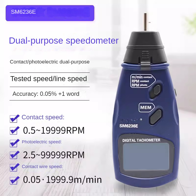 Electronic Tachometer Tachymeter Instrument Tachymeter High Precision Digital