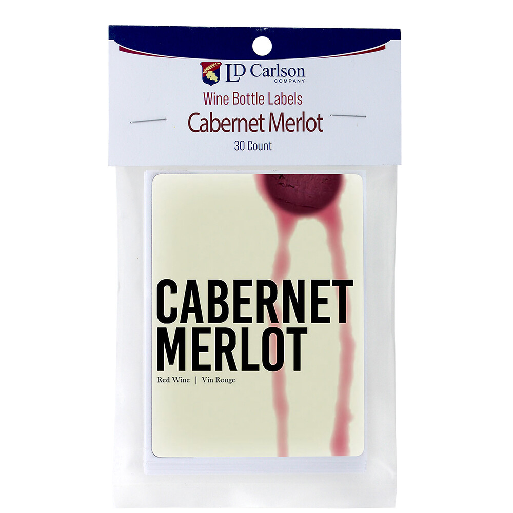 Cabernet Merlot Wine Labels