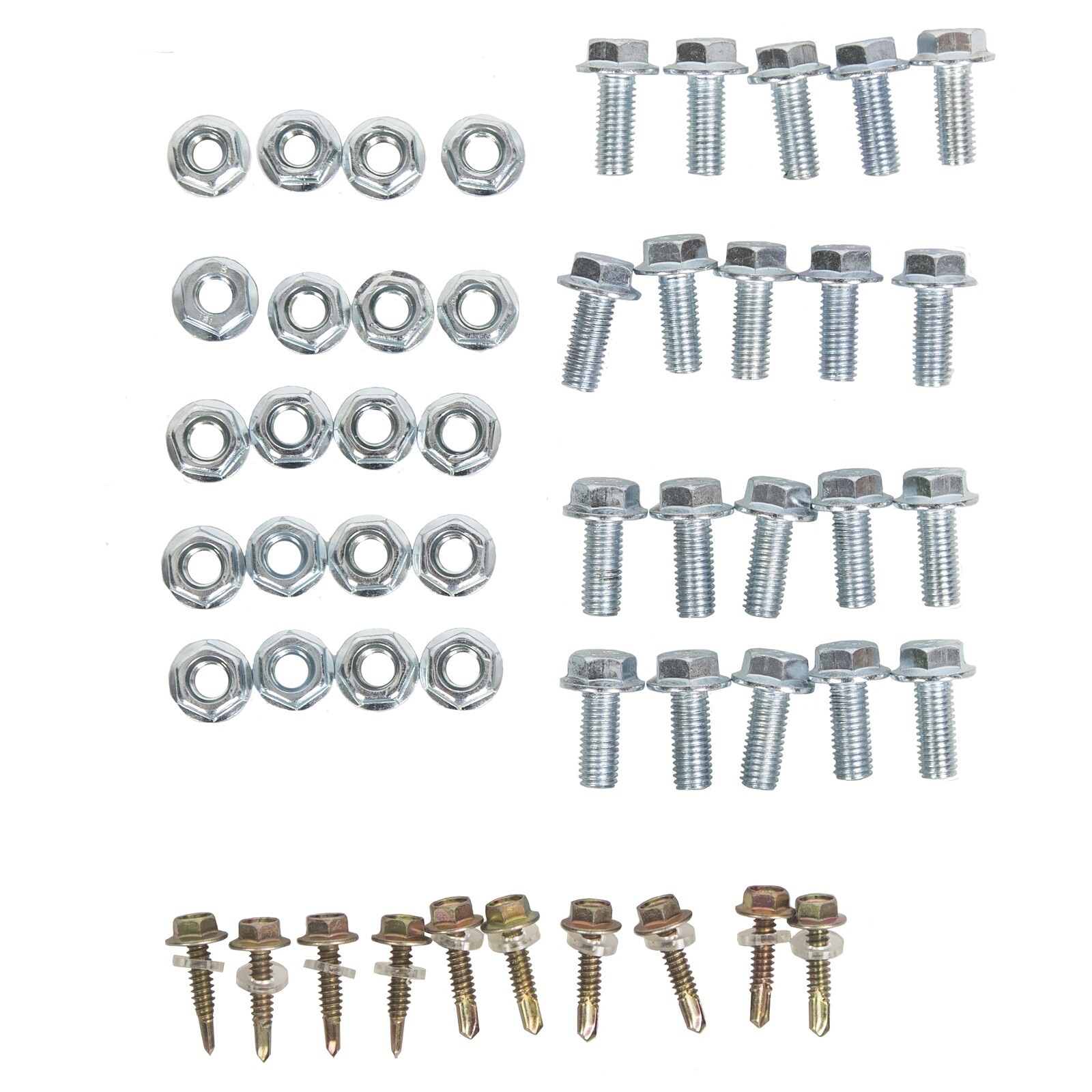 For Jeep Wrangler 07-18 JK Full Set Flat Style Solid Steel Fender Flares