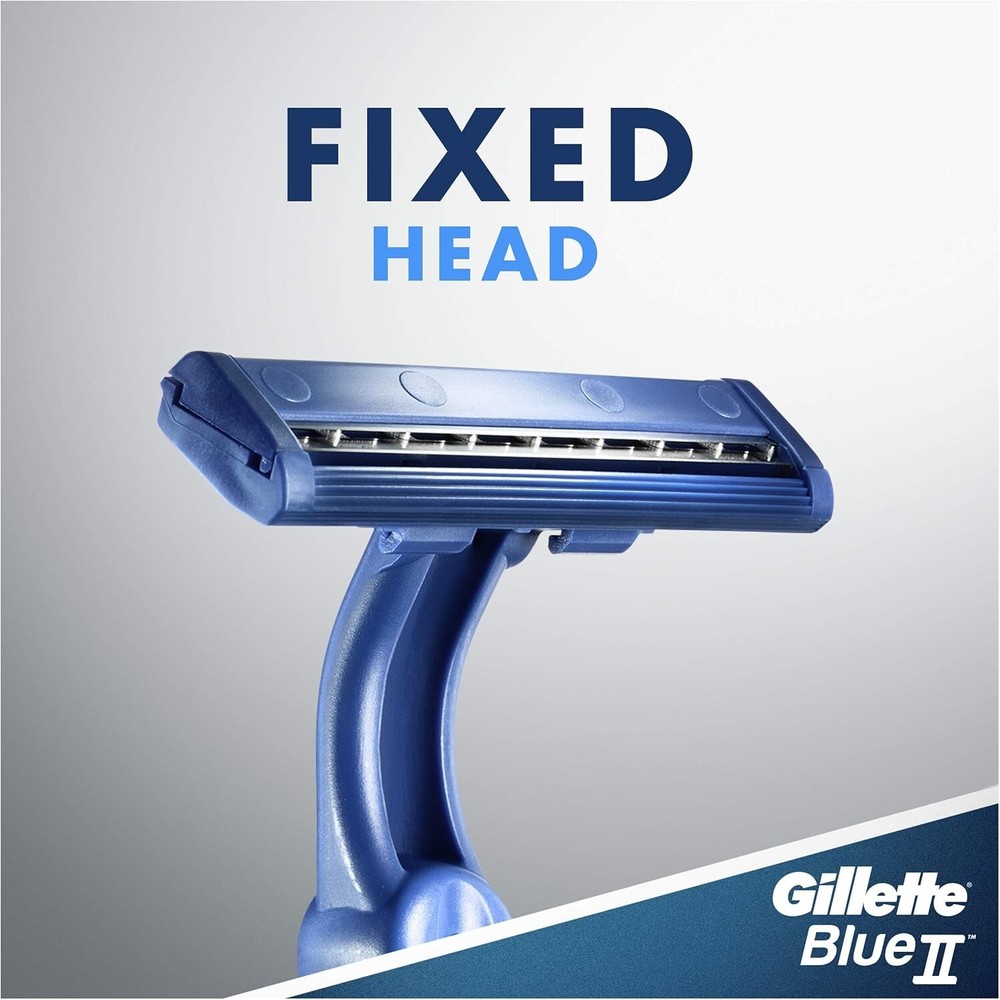 Gillette Blue 2 Disposable Razors with Chromium Coating - 10 Count (3-Pack)