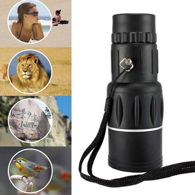 16x52 Monocular Telescope HD Dual Focus BAK4 Prism Night Vision Spyglass Scope