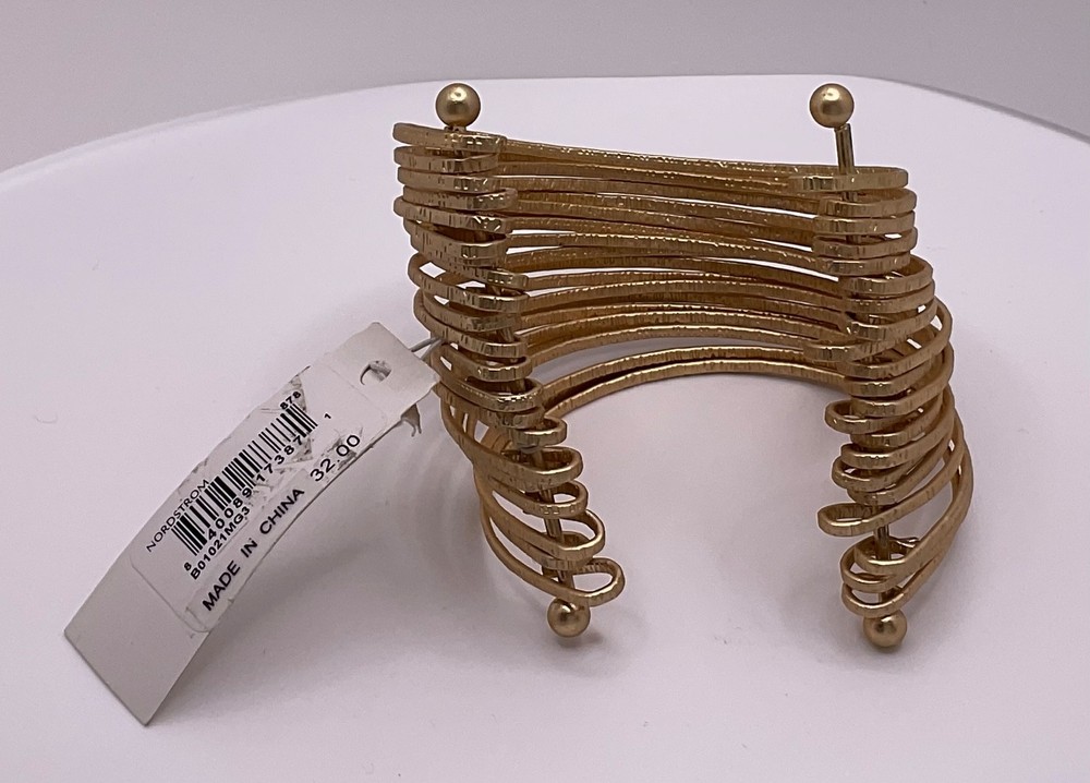Panacea Bracelet ~ Goldtone ~ Bangle Cuff NWT Nordstrom