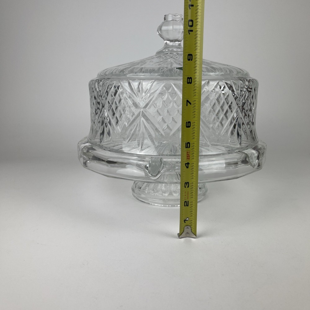 Crystal Cake and Cheese Party Stand/Dome