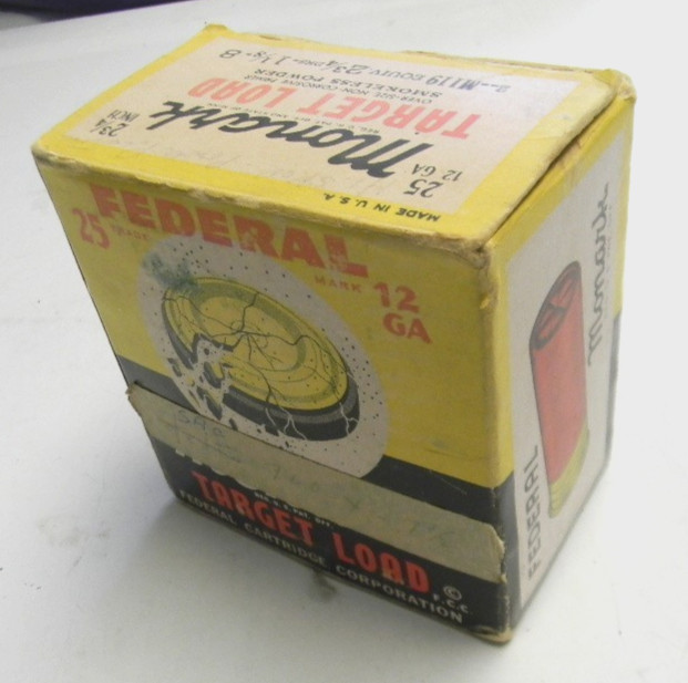 Federal Monark Target Load 12 ga. Shotgun Shell Box - Empty
