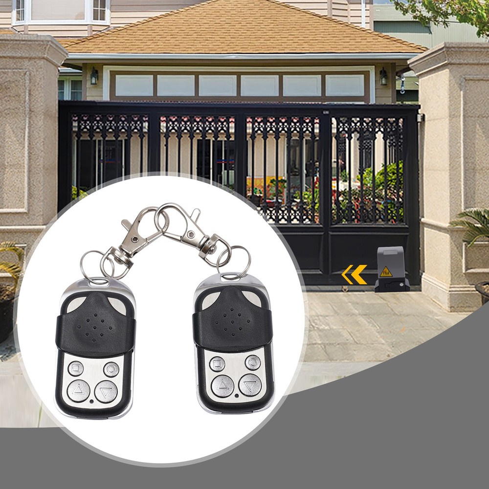 2x 433MHZ Wireless Remote Control Electric Roll Automatic Sliding Gate Opener