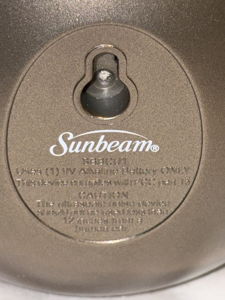 Sunbeam Sonic Egg Ultrasonic Bark Control - No Box!